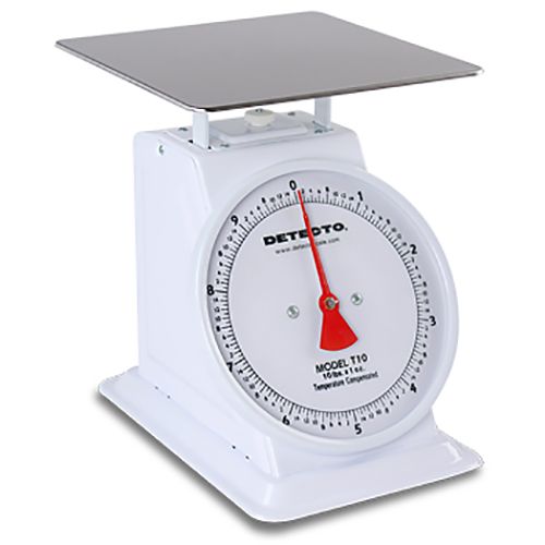 Detecto&reg; Large Top Loading 10 Lb. Fixed Dial Scale