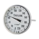 Taylor&reg; Precision S/S Meat Thermometer w/ 4" Stem