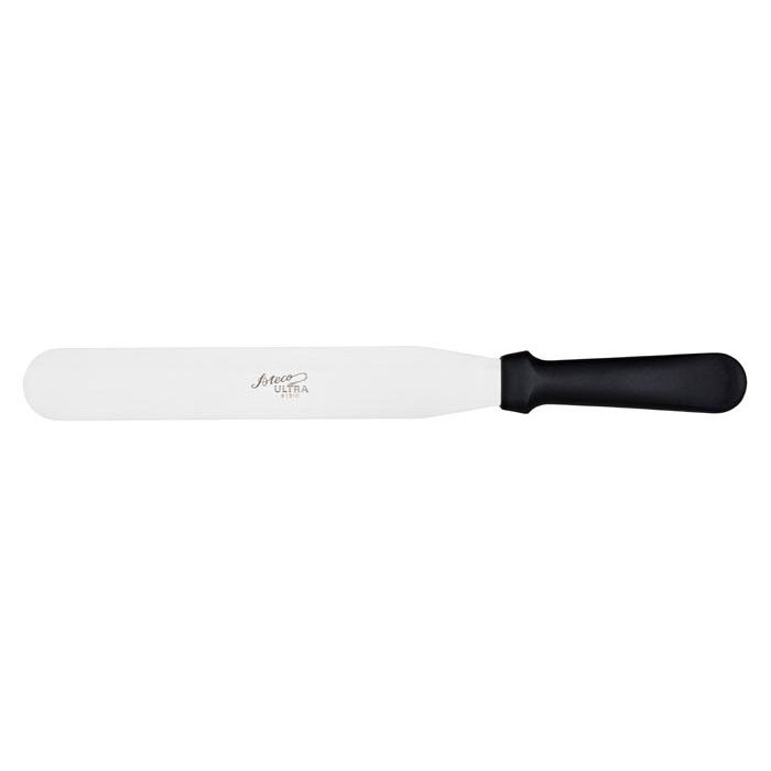 Ateco Straight S/S 15-1/4" Ultra Spatula w/ Black Plastic Handle