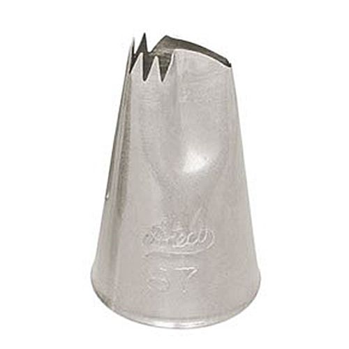Ateco Left-Handed Star Cut Ruffle Decorating Pastry Tip #87