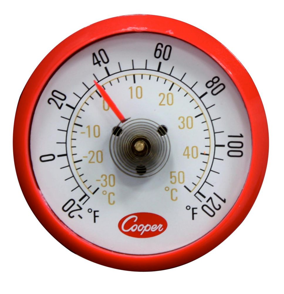 Cooper Atkins 1.5" -20-120F Cooler Thermometer w/ Magnetic Back