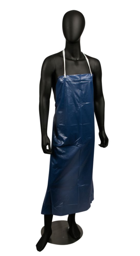 Chef Revival&reg; Blue Vinyl Dishwashing Apron