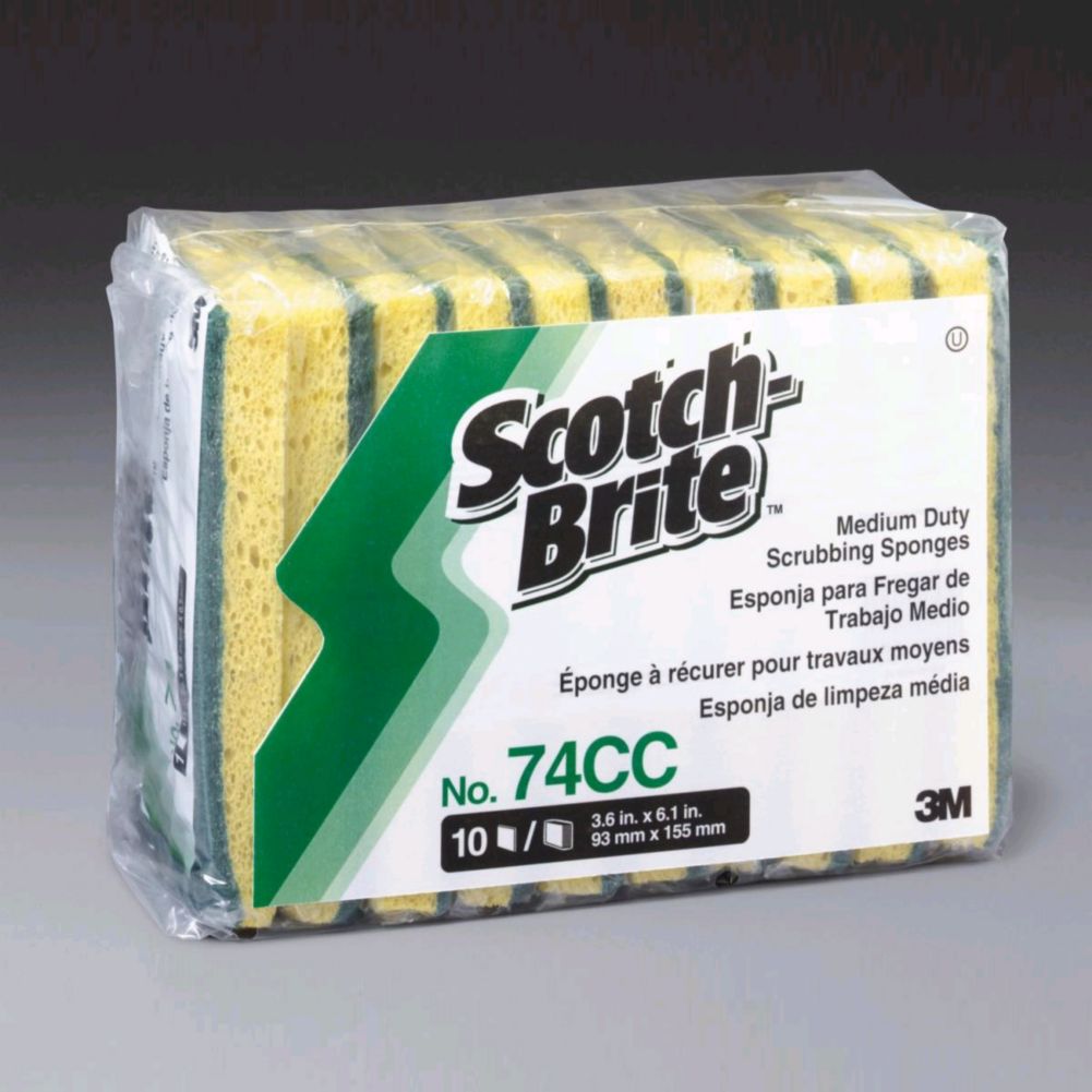 3M&trade; Scotch-Brite&trade; Med. Duty Commercial Scrub Sponge