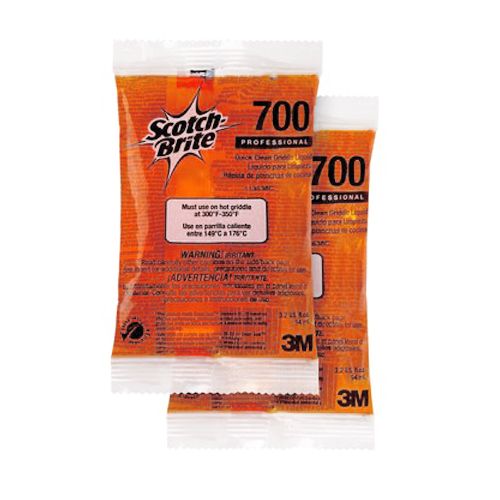 3M&trade; Scotch-Brite&trade; 3.2 Oz. Quick Clean Liq. Griddle Packets