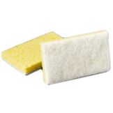 3M Scotch-Brite&trade; Light Duty Yellow / White Scrub Sponge