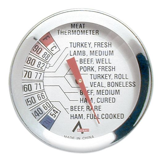 Adcraft&reg; Stainless Steel Meat Thermometer