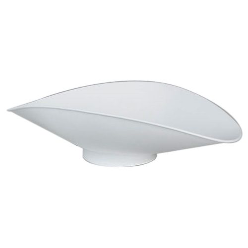 Detecto&reg; White Plastic 21 x 12" Footed Scoop