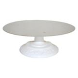 Parrish's Cake Decorating Alum Revolving Cake Stand w/ Cast Iron Base