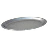 Tomlinson 8 x 12 Modern Oval Serving Platter, Frosty Finish