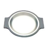 Tomlinson 7-&frac12;" Round Deep Dish Platter, Burnished Finish