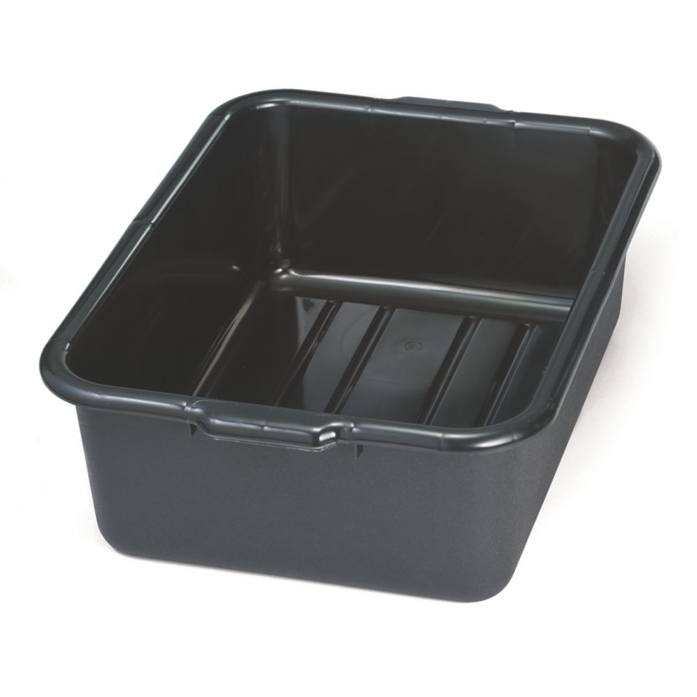 Tablecraft Black 7" Deep Recycled Bus Box