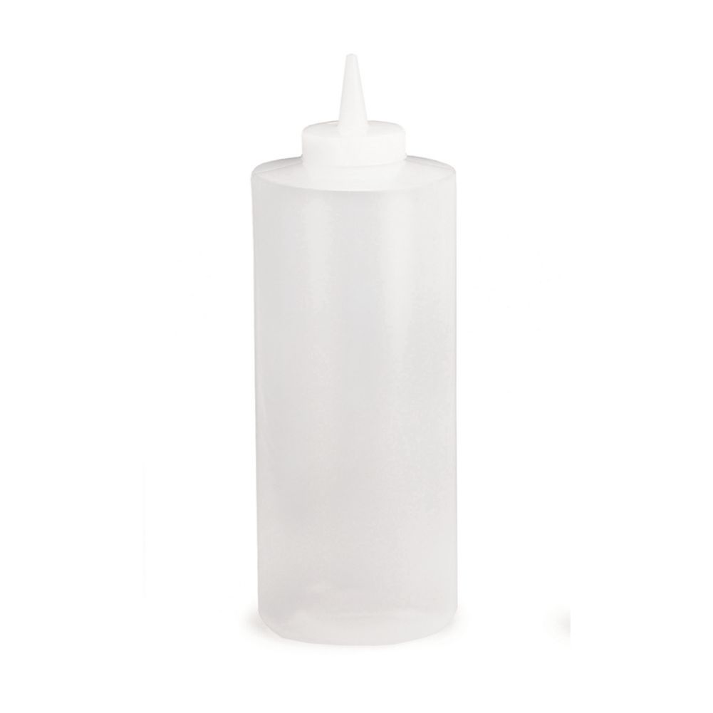 Tablecraft 32 Oz Standard Cone Tip Natural Squeeze Dispenser