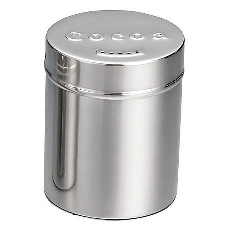 Tablecraft 6 Oz. S/S Cocoa Shaker with Storage Cap