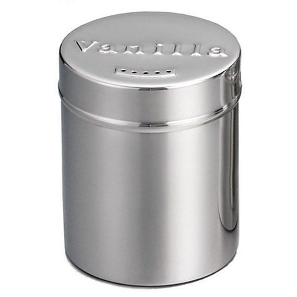 Tablecraft 6 Oz. S/S Vanilla Shaker with Storage Cap