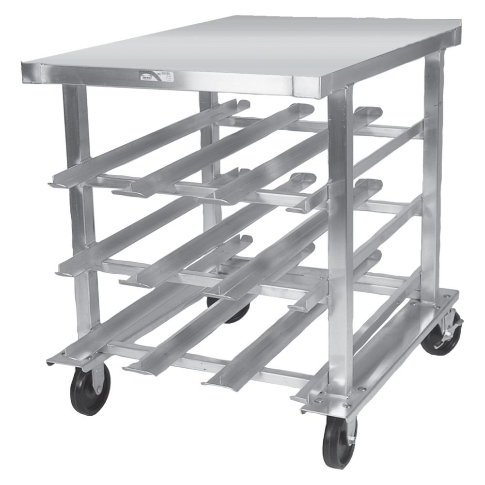 Win Holt&reg; Mobile Can Dispensing Aluminum Rack / Work Station