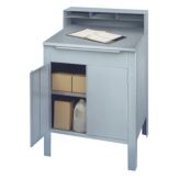 Win Holt&reg; Heavy Duty Stationary Steel Receiving Desk