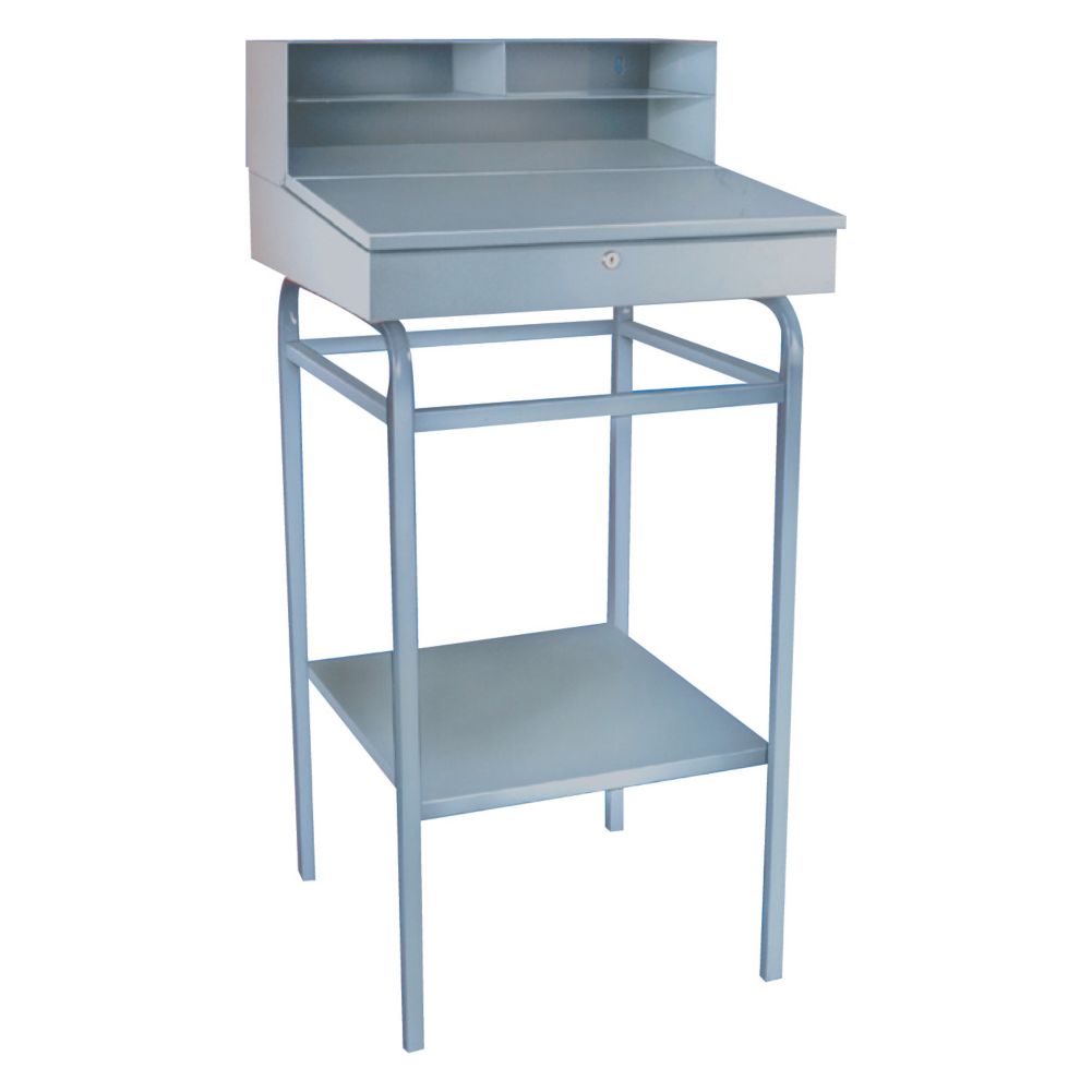 Win Holt&reg; Stationary Steel Receiving Desk