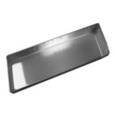 Solid Straight Sided S/S Pan, 6" x 30" x 1/2"