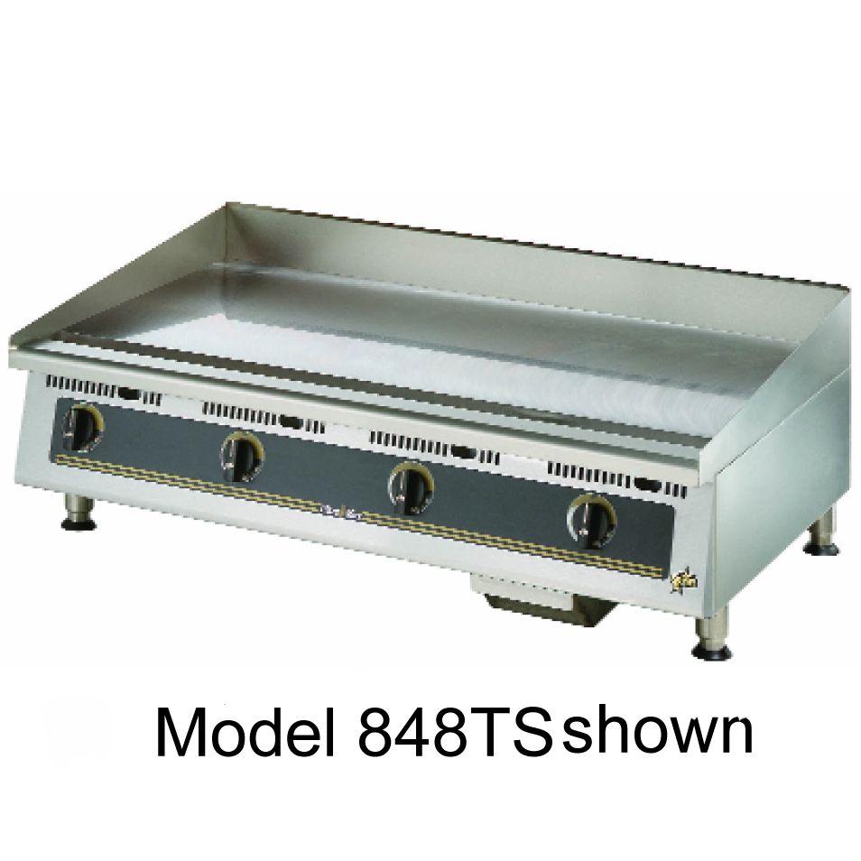 Star&reg; Ultra-Max&reg; Snap Action Thermostat 72" Gas Griddle