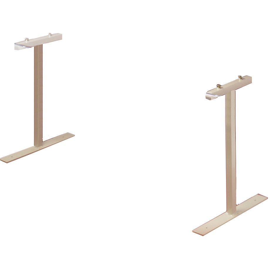Cal-Mil&reg; Pair of Upright Brackets for Double face Sneezeguard