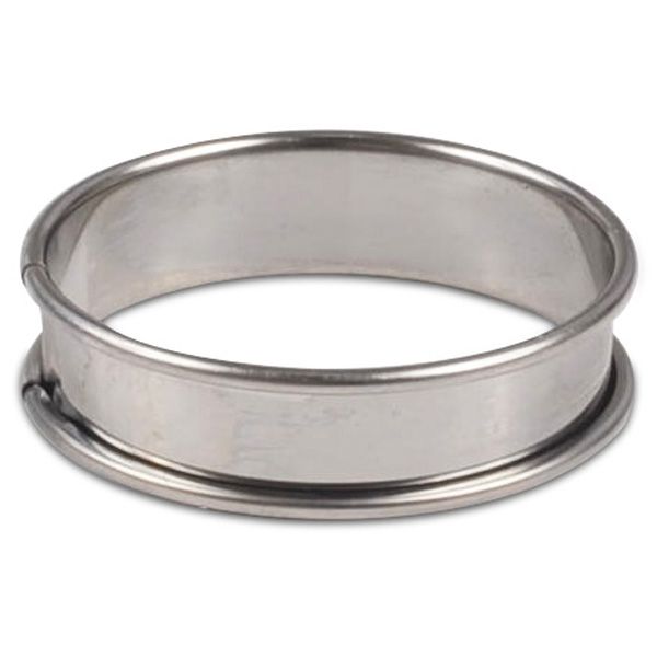 JB Prince 3" Stainless Steel Flan Ring