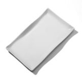 American Metalcraft Prestige&trade; White Ceramic Platter w/ Wavy Rim