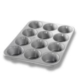 Chicago Metallic Glazed Aluminized Steel 12 Cup Pecan Roll Pan