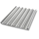 Chicago Metallic Uni-Lock&trade; Perf. Aluminum 6-Mold Baguette Pan