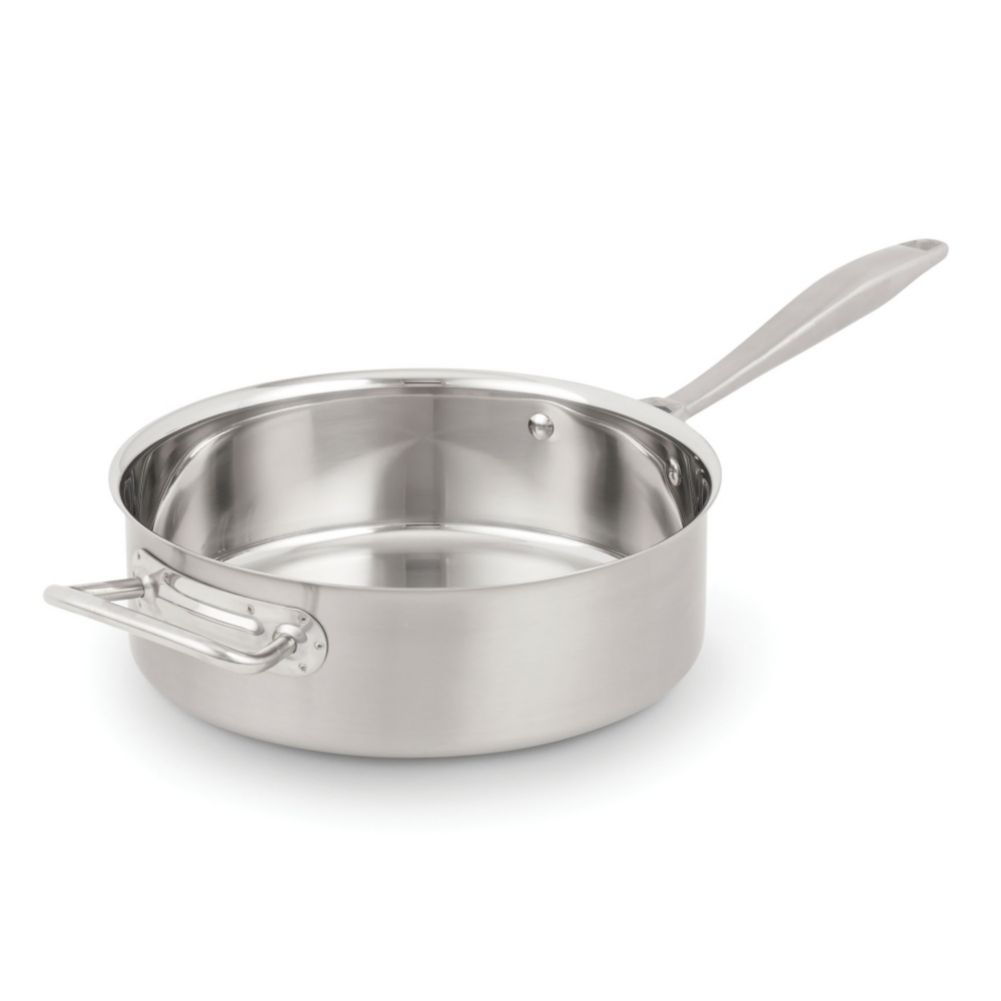 Intrigue Mirror Finish S/S 6 Qt Saute Pan