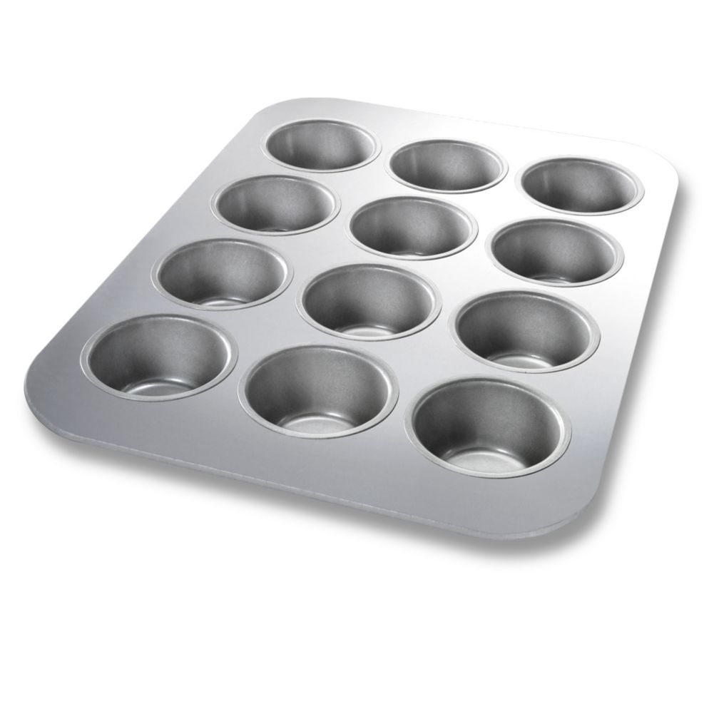 Chicago Metallic Bakeware Aluminized Steel Glazed Cupcake / Muffin Pan