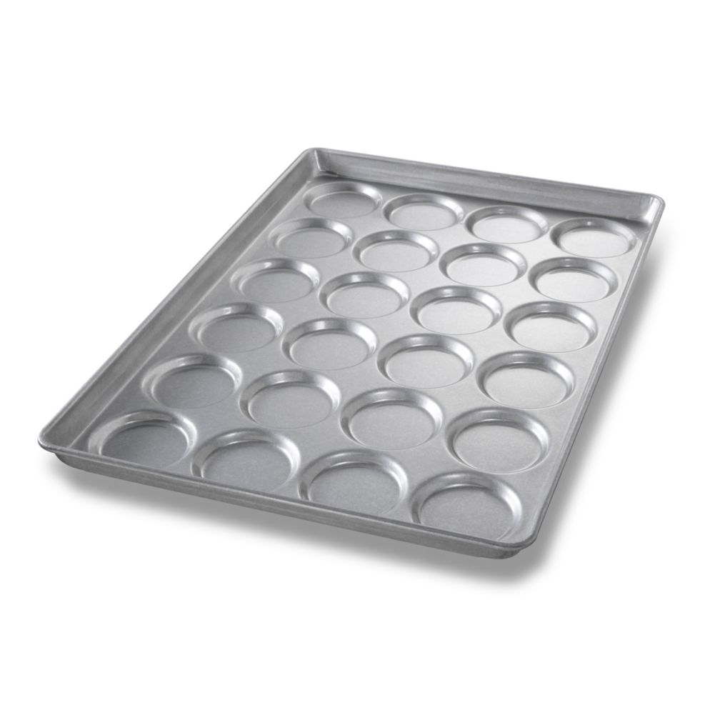 Chicago Metallic Bakeware ePan Aluminum Hamburger Bun Pan for 24 Buns