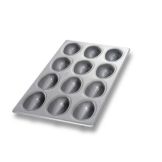 Chicago Metallic Glazed Aluminized Steel Small Egg / Football Cake Pan