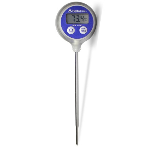 DELTATRAK 11040 Waterproof Digital Thermometer, Size: 0.77