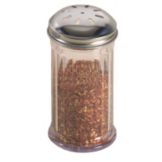 American Metalcraft Clear San Plastic 12 Oz Spice Shaker with Lid