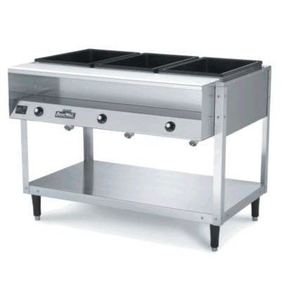 Vollrath ServeWell&reg; 2-Well S/S 32 x 32 x34" Hot Food Table