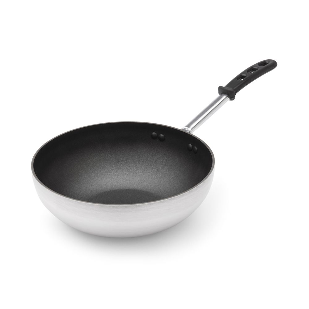 Aluminum 4.5 qt Stir Fry Pan w/ SteelCoat x3 Non-Stick Coating