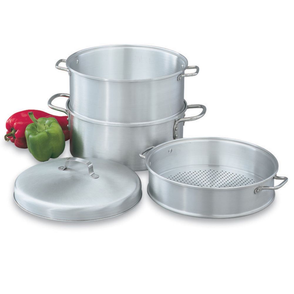 Vollrath 3-Tier 4 piece Aluminum 5 Qt Vegetable Steamer