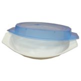 Nordic Ware&reg; 2-Cup Oval White Casserole Dish with Lid