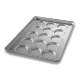 Chicago Metallic Bakeware ePan Aluminum Hamburger Bun Pan for 15 Buns