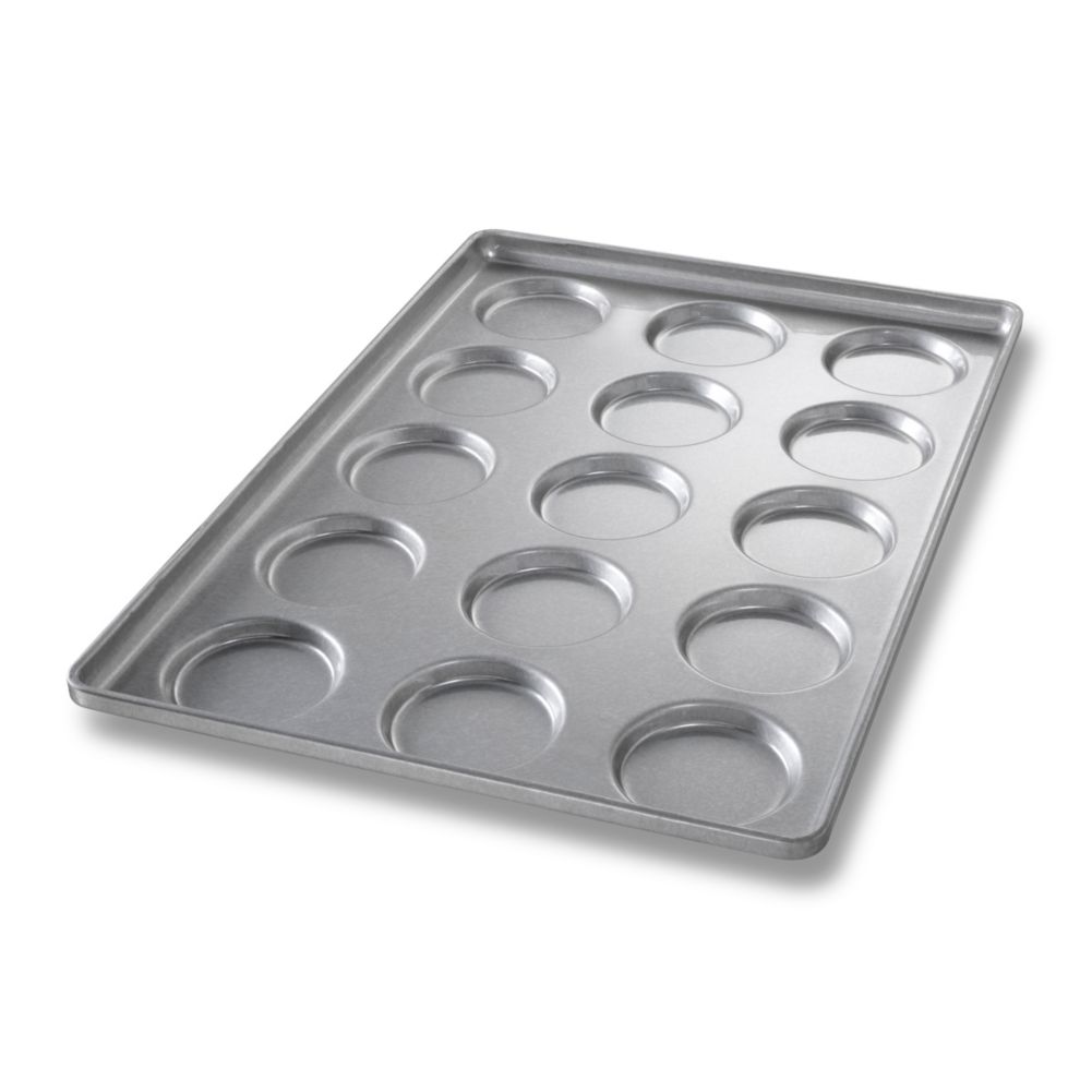Chicago Metallic Bakeware 4" Bun and Roll Pan