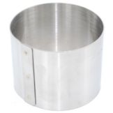 Allied Metal 3" x 2.38" Stainless Steel Cake Ring
