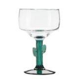 Libbey&reg; 12 oz Cactus Margarita Glass w/ Juniper Stem