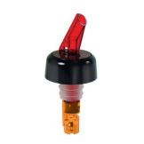 Econo 1/2 oz Pourer W/Green Base /Black Collar & Red Nozzle