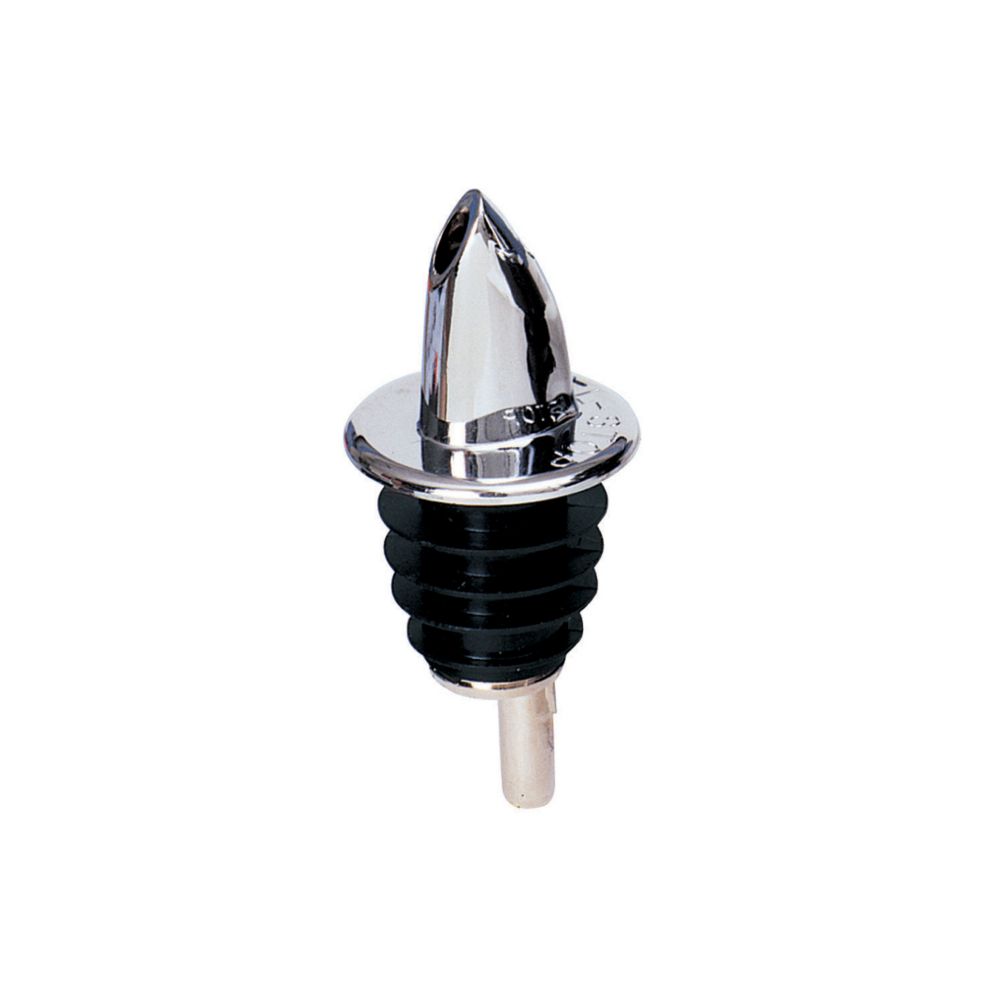 Spill-Stop Chrome Plastic Pourer