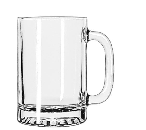 Libbey Tall 10 oz Mug w/ Starburst Bottom