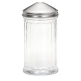 Tablecraft 12 oz Lexan Pourer w/ S/S Center Pour Top