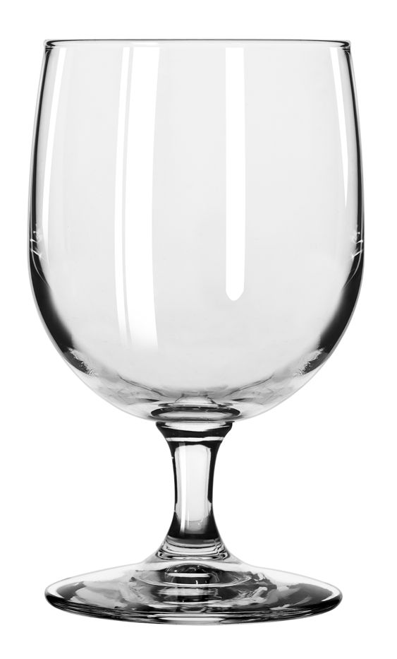 Libbey Bristol Valley Sheer Rim / D.T.E. 12 oz Goblet