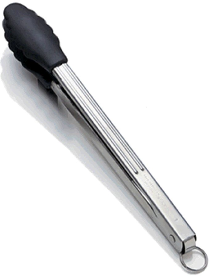 S/S & Nylon Locking Tong, 12"