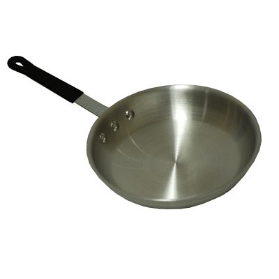 Natural Finish Aluminum 10" Fry Pan w/ Insulated Handle