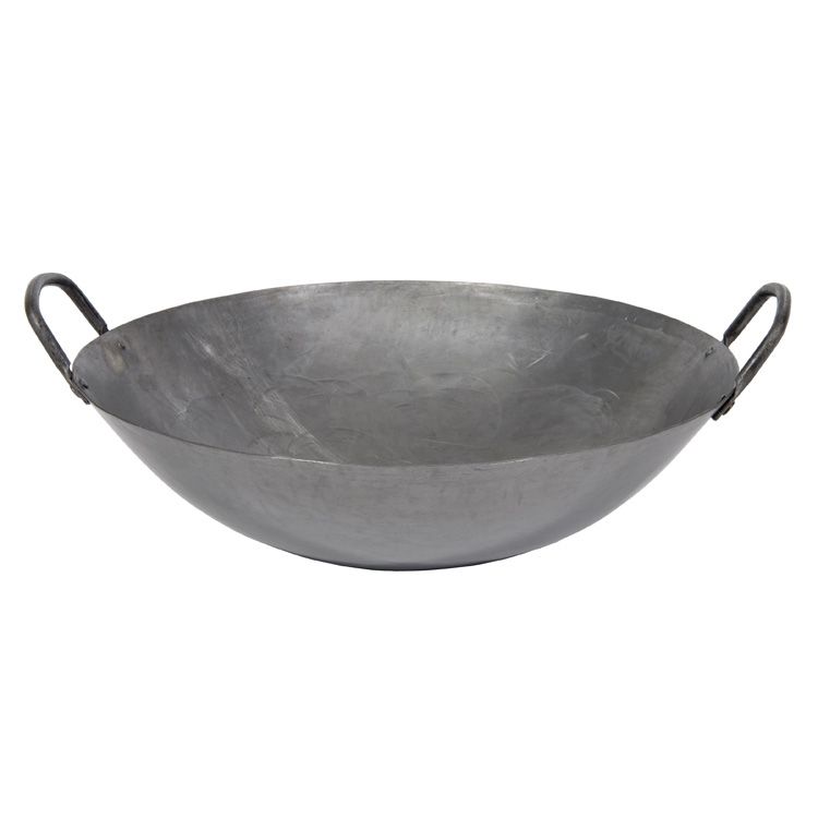Town Food Service 16" Hand Hammered Cantonese Wok